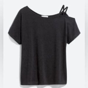 One shoulder knit top